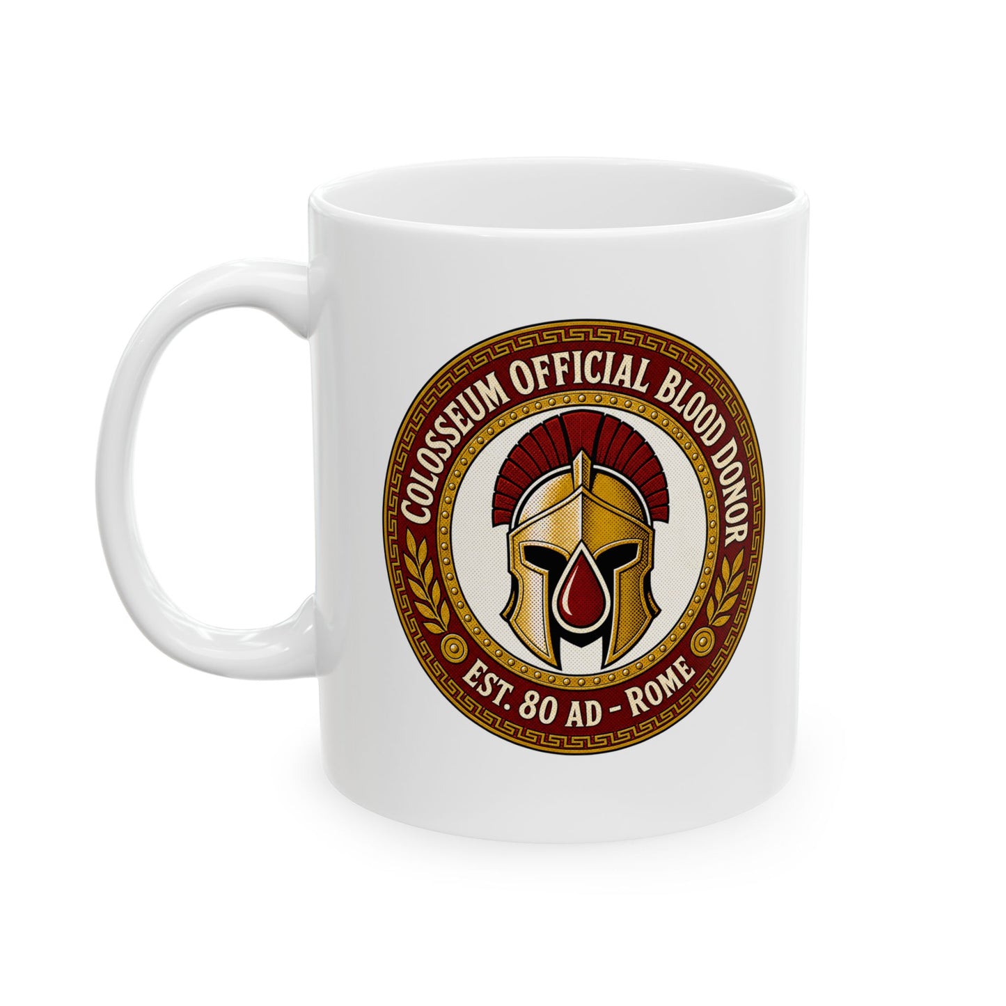 Colosseum Official Blood Donor Ceramic Mug, (11oz, 15oz)