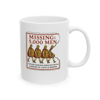 Missing IX Legio Hispana Ceramic Mug, (11oz, 15oz)