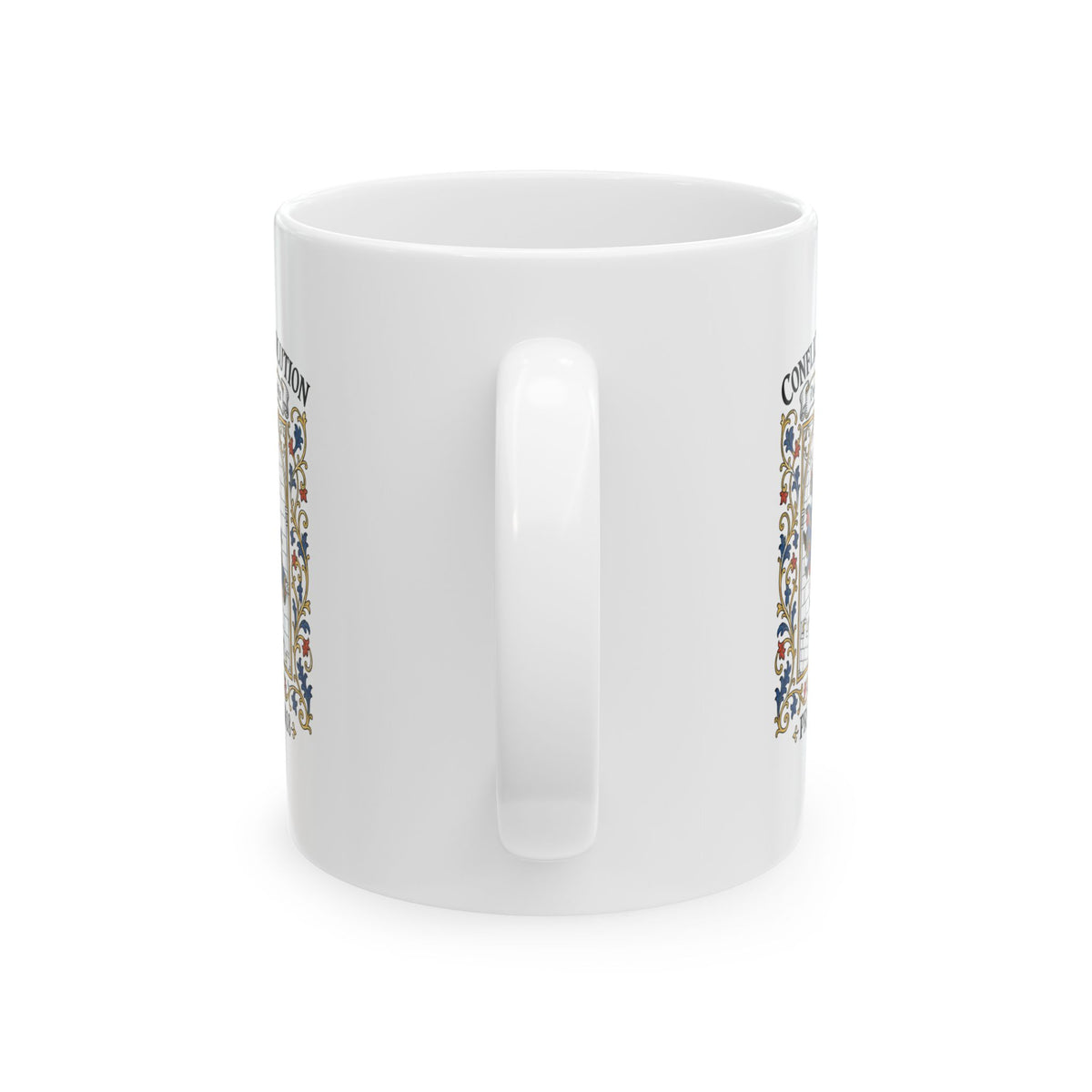 Prague Defenestration Manuscript Style Ceramic Mug, (11oz, 15oz)