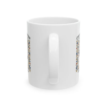 Prague Defenestration Manuscript Style Ceramic Mug, (11oz, 15oz)