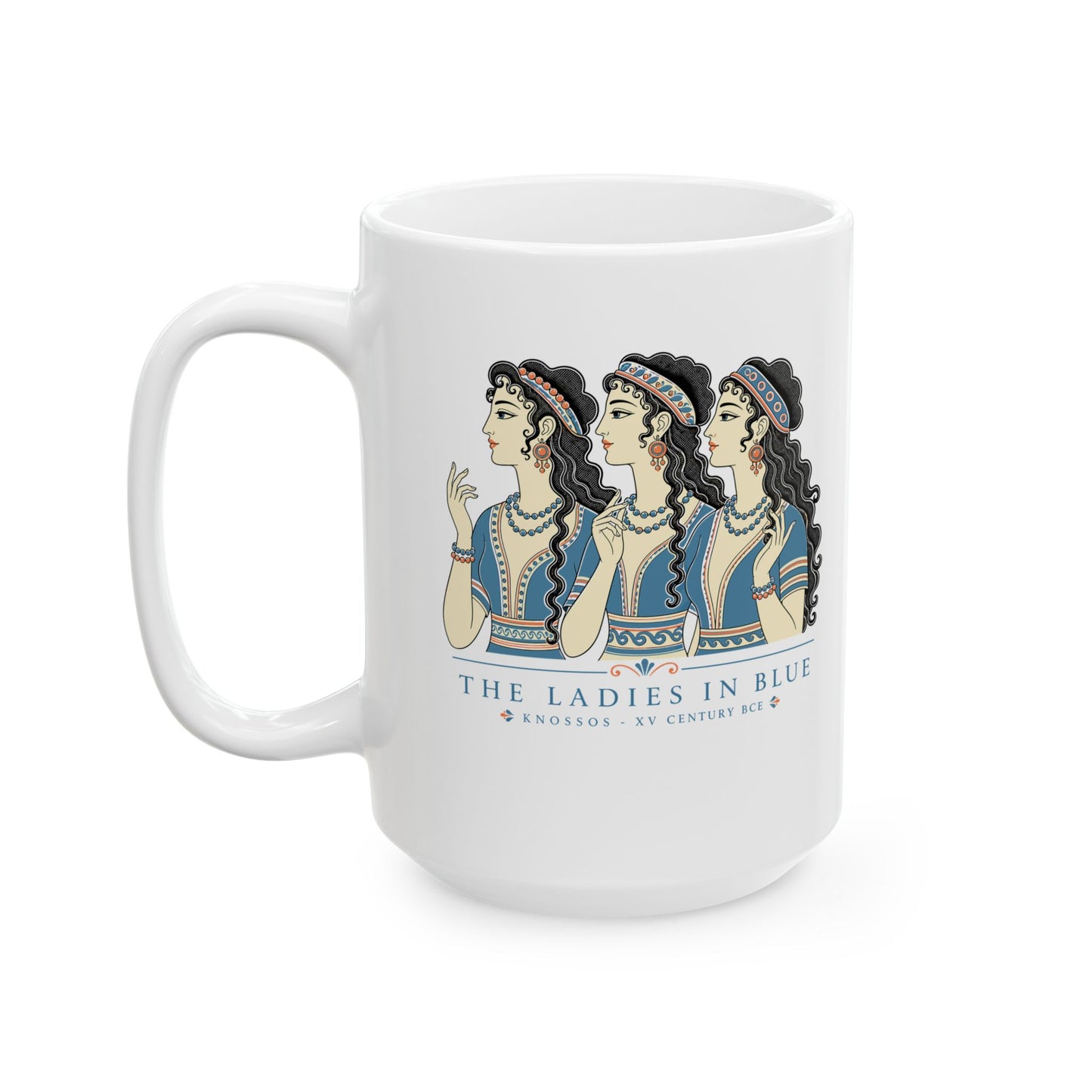 Knossos Minoan Ladies in Blue Ceramic Mug, (11oz, 15oz)