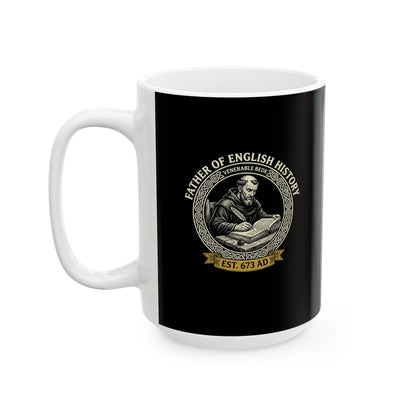 Venerable Bede Father of English History Ceramic Mug, (11oz, 15oz)
