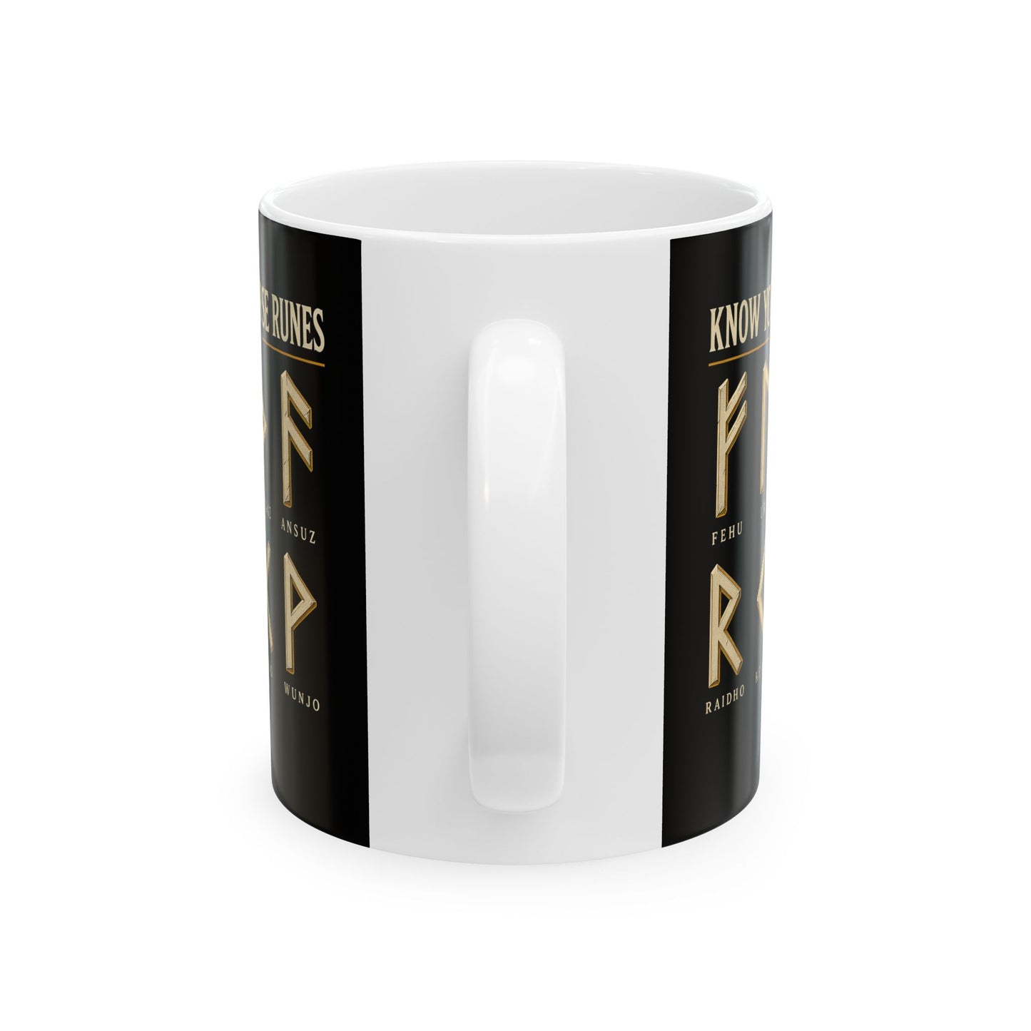 Know Your Norse Runes Ceramic Mug, (11oz, 15oz)