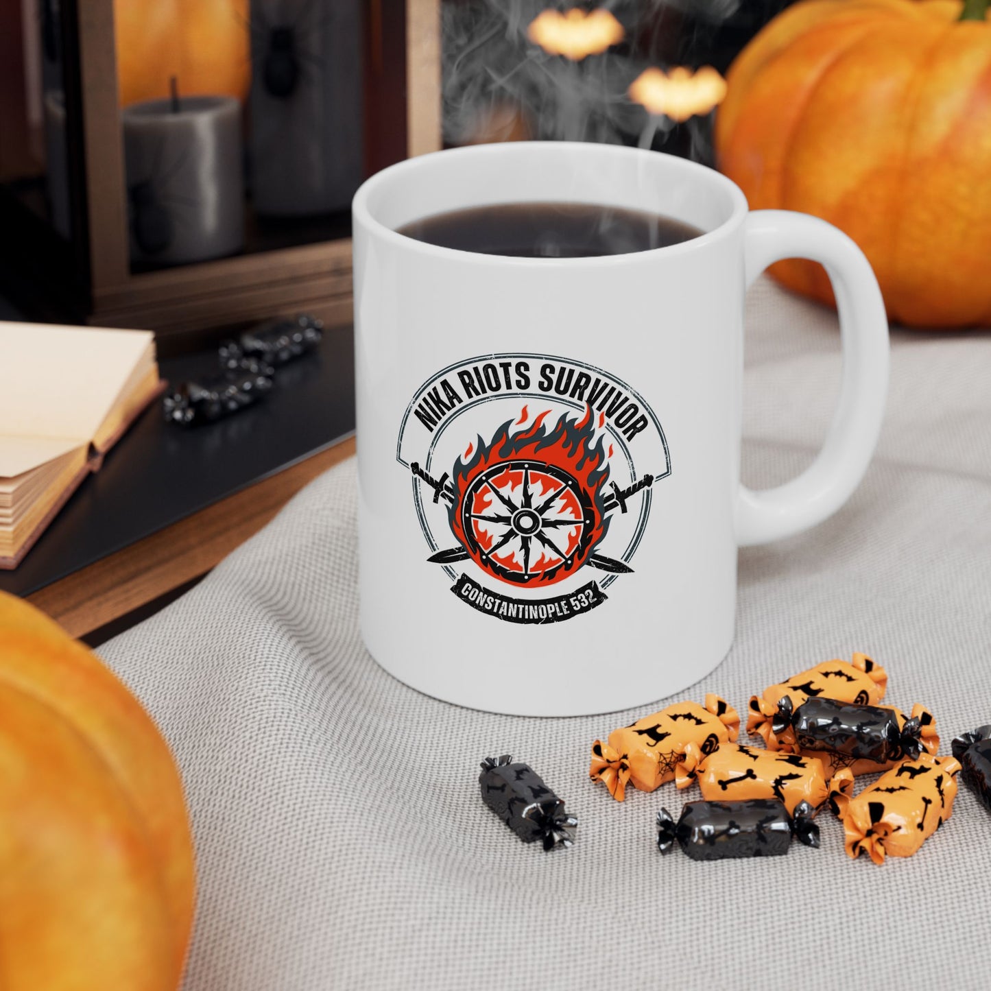 Nika Riots SurvivorCeramic Mug, (11oz, 15oz)