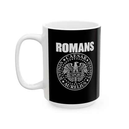 The Romans Band Insignia Ceramic Mug, (11oz, 15oz)