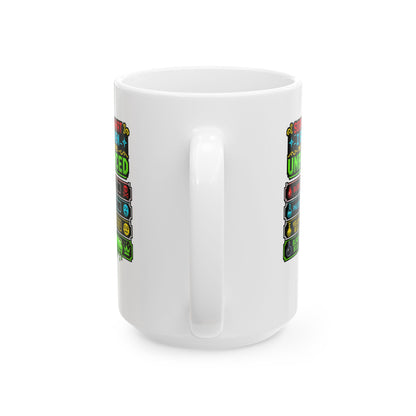 8 Bit Sorry for What I Said Humors Ceramic Mug, (11oz, 15oz)