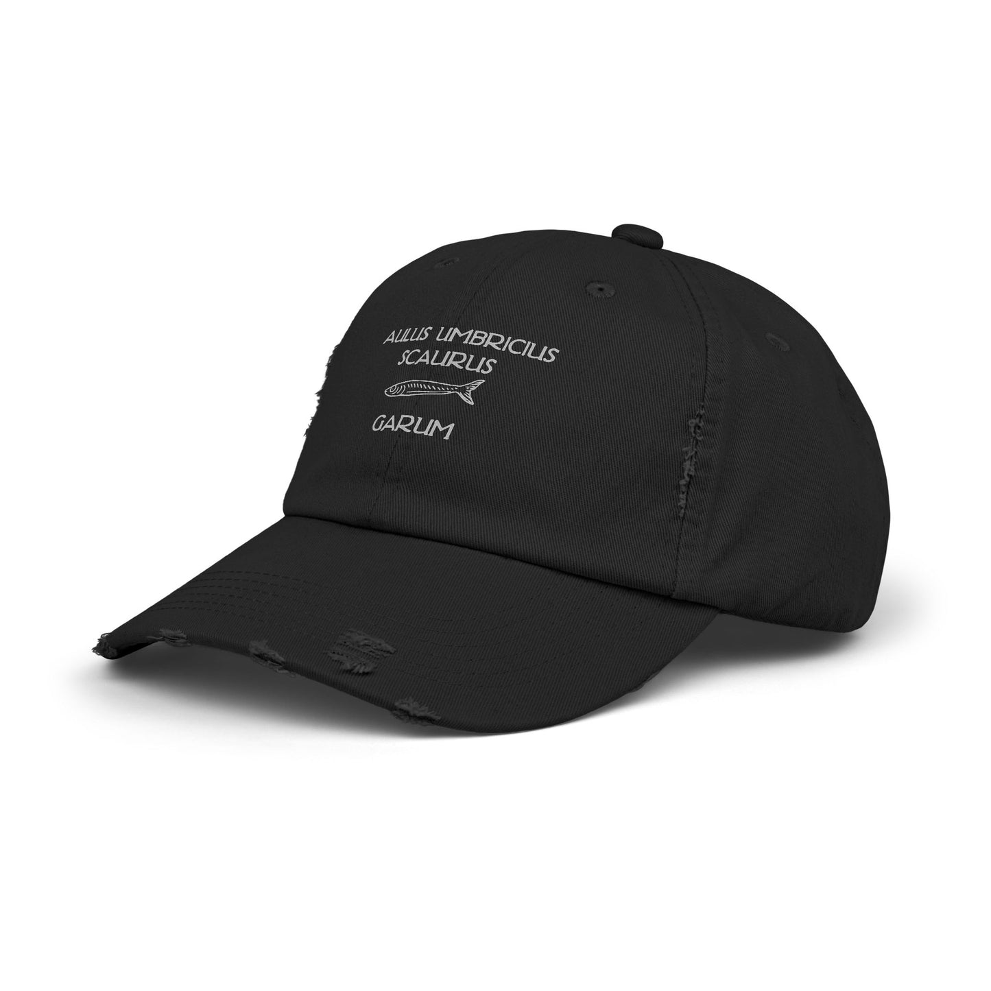 Garum Fish Sauce Unisex Distressed Cap