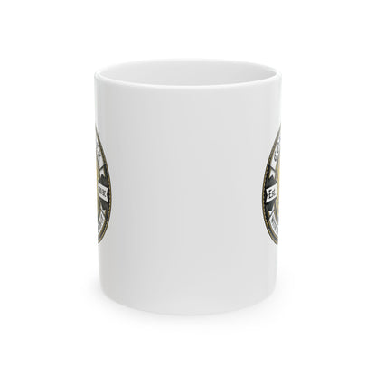 Spartan Quote With Shield Or On It Ceramic Mug, (11oz, 15oz)