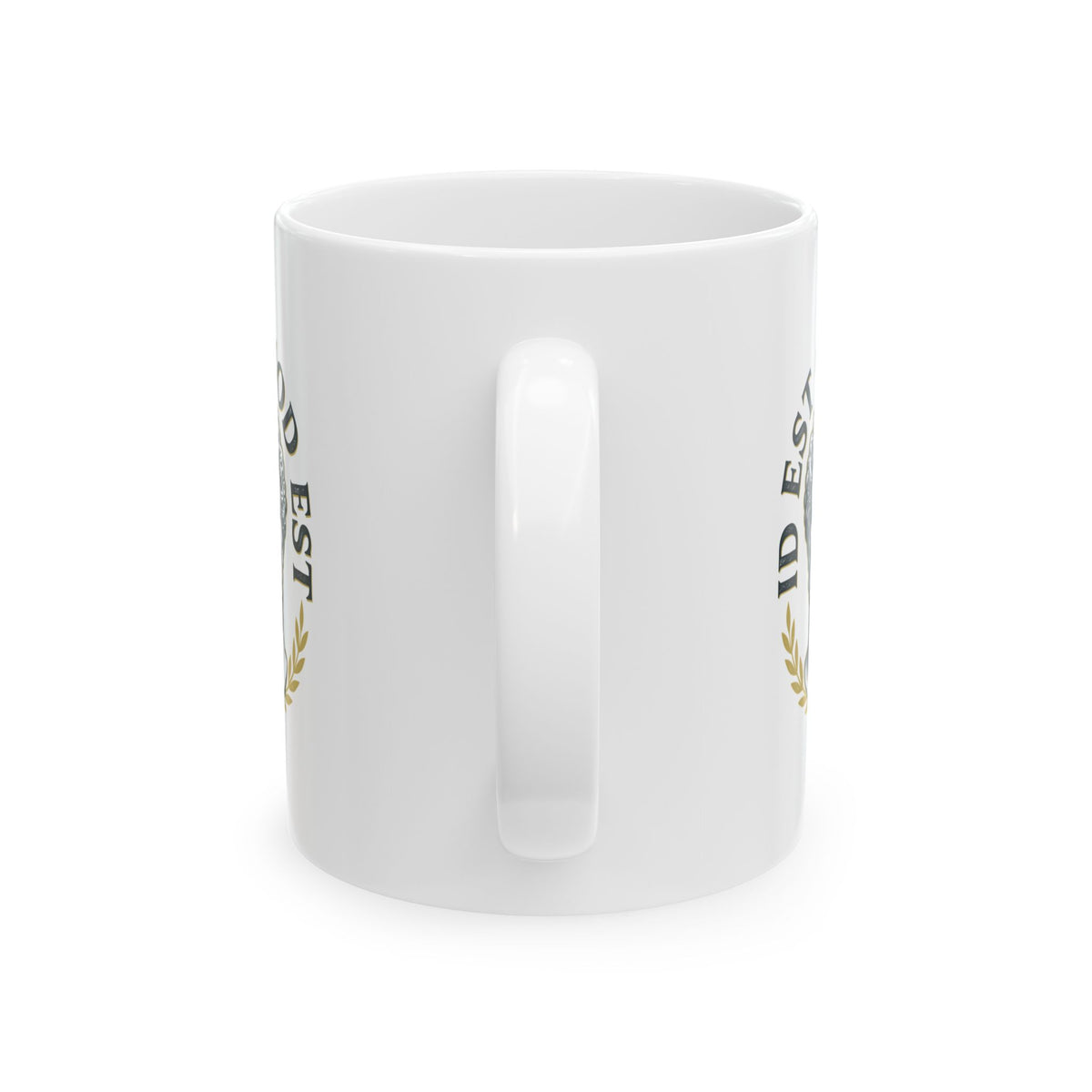 Aurelius It Is What It Is Latin Quote Ceramic Mug, (11oz, 15oz)