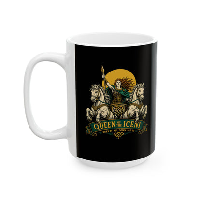 Boudica Burn it All Down Ceramic Mug, (11oz, 15oz)