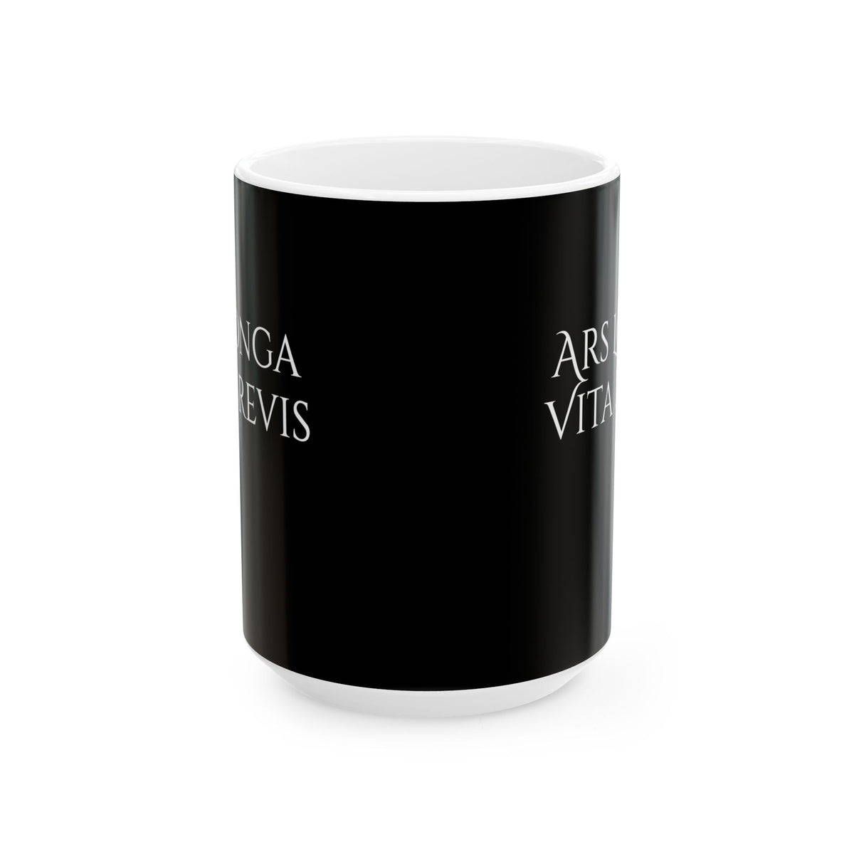 Art is Long Life is Short Latin Ceramic Mug, (11oz, 15oz)