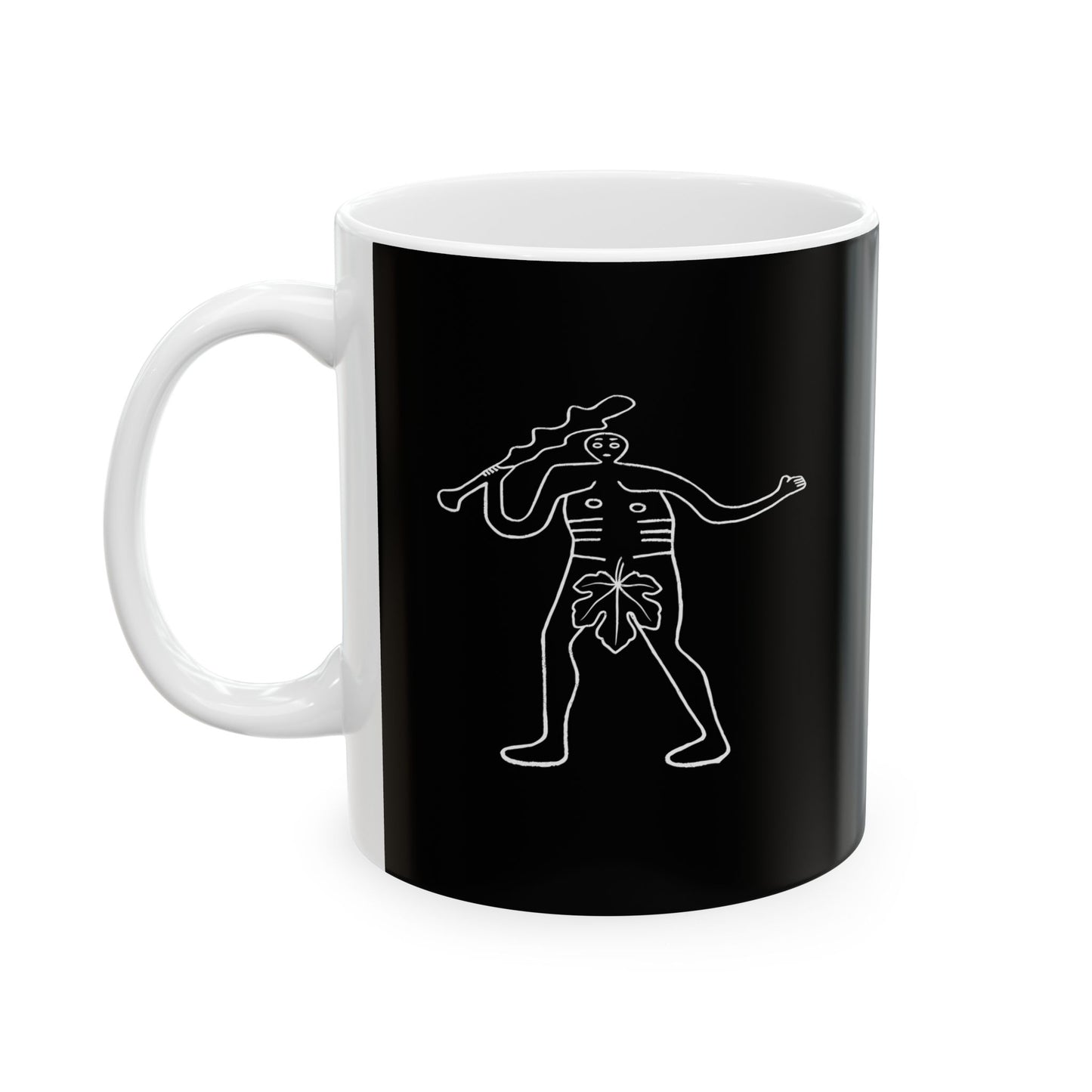 Censored Giant of Cerne Abbas Ceramic Mug, (11oz, 15oz)