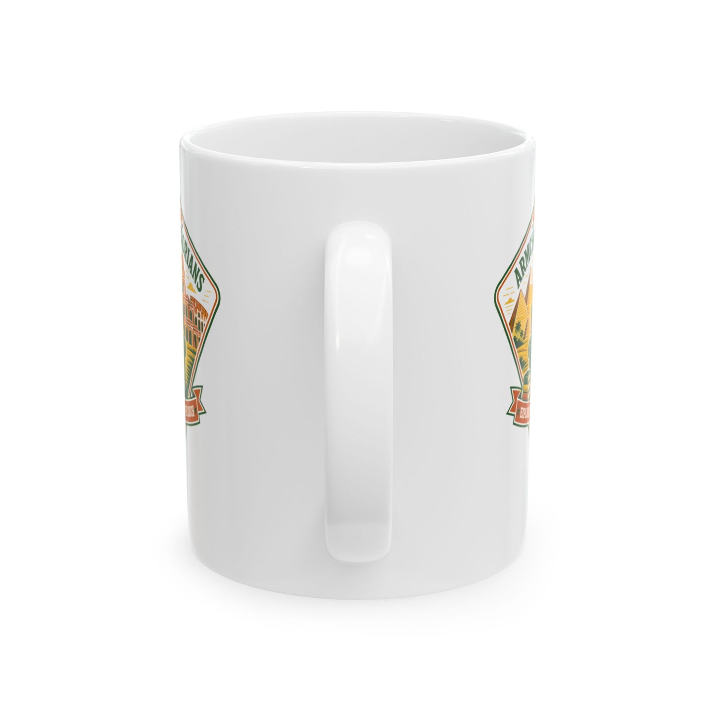 Society of Armchair Historians Badge Style Ceramic Mug, (11oz, 15oz)