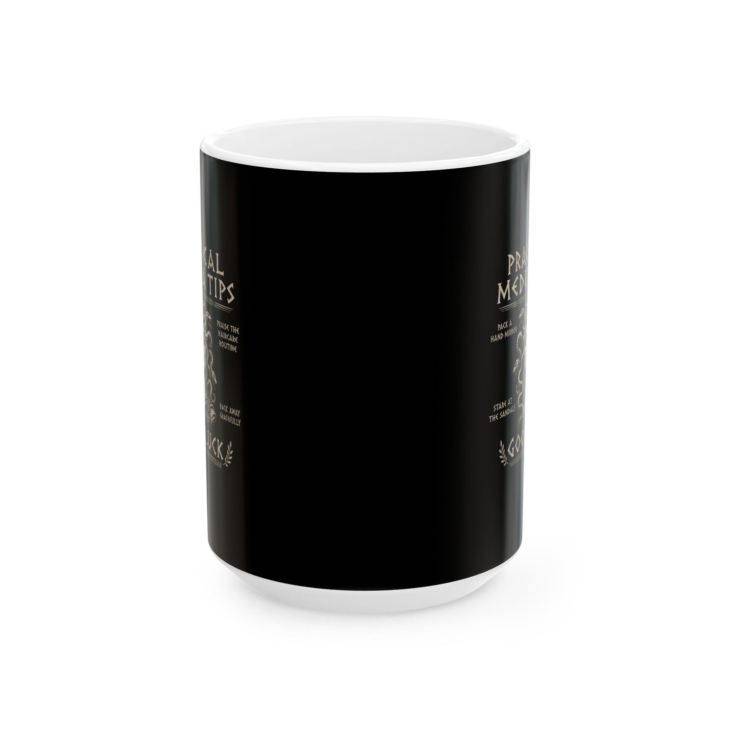 Practical Medusa Tips Ceramic Mug, (11oz, 15oz)