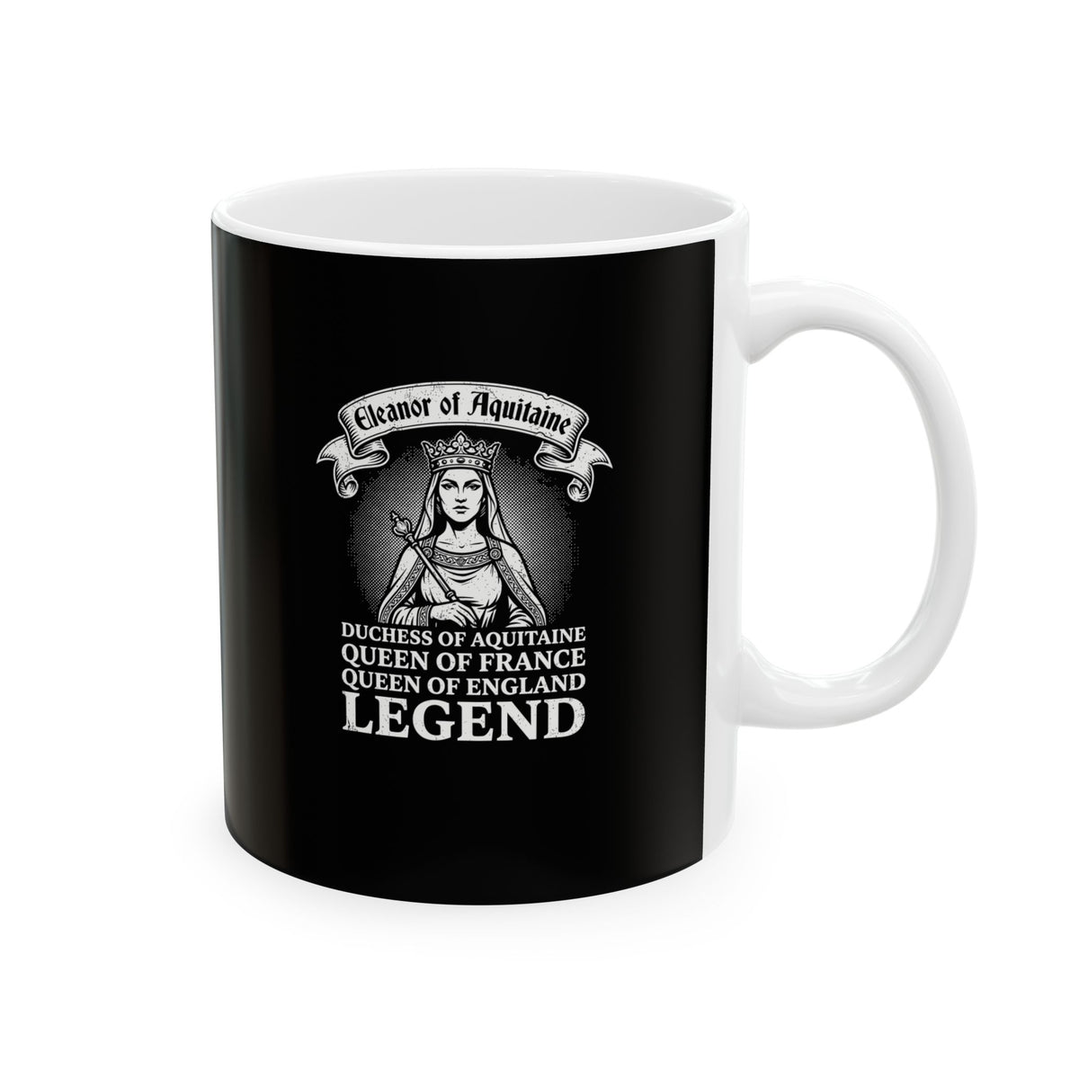 Eleanor of Aquitaine Queen Legend Ceramic Mug, (11oz, 15oz)