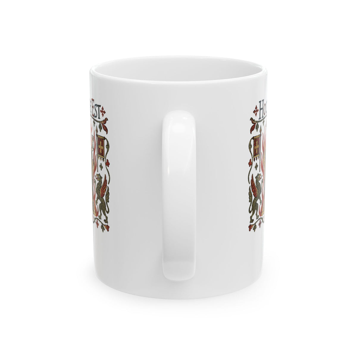 This is Fine Latin Medieval Tapestry Ceramic Mug, (11oz, 15oz)