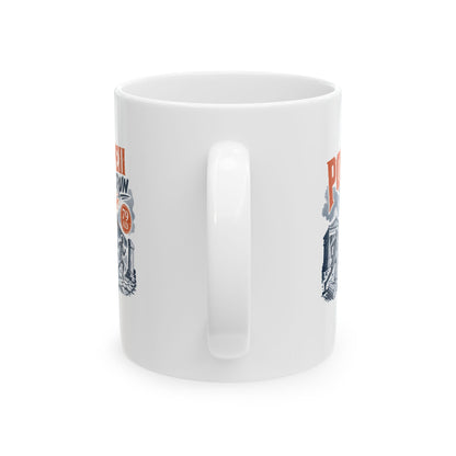 Pompeii Fun Run Poster Style Ceramic Mug, (11oz, 15oz)