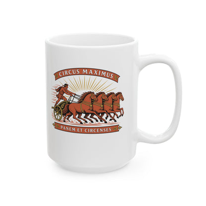 Circus Maximus Panem et Circenses Ceramic Mug, (11oz, 15oz)