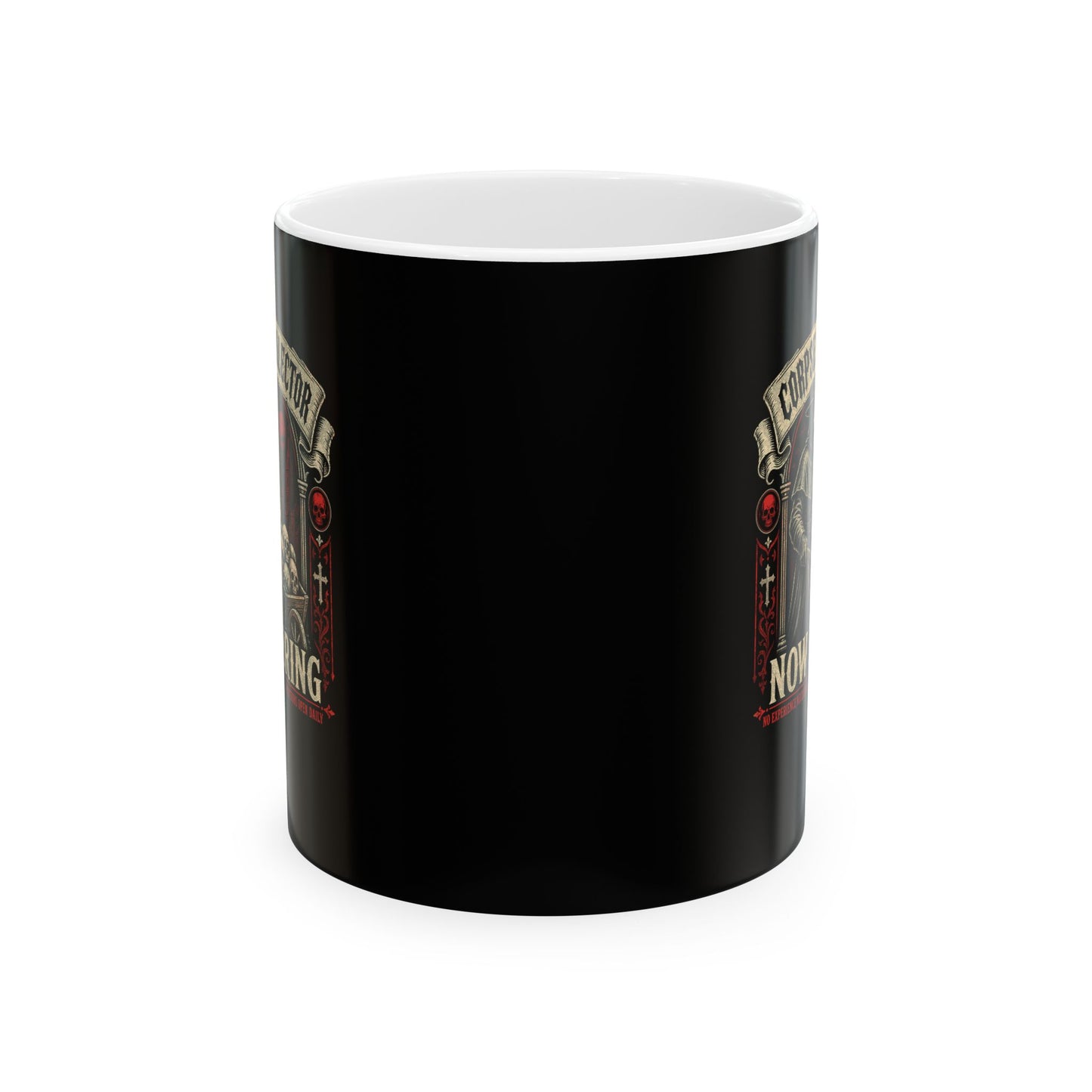 Plague Corpse Collector Now Hiring Ceramic Mug, (11oz, 15oz)
