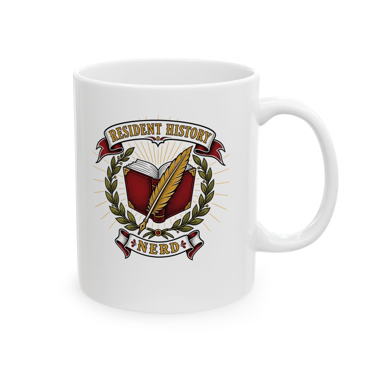 Resident History Nerd Ceramic Mug, (11oz, 15oz)