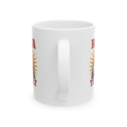 Roma Te Vult Rome Wants You Latin Ceramic Mug, (11oz, 15oz)