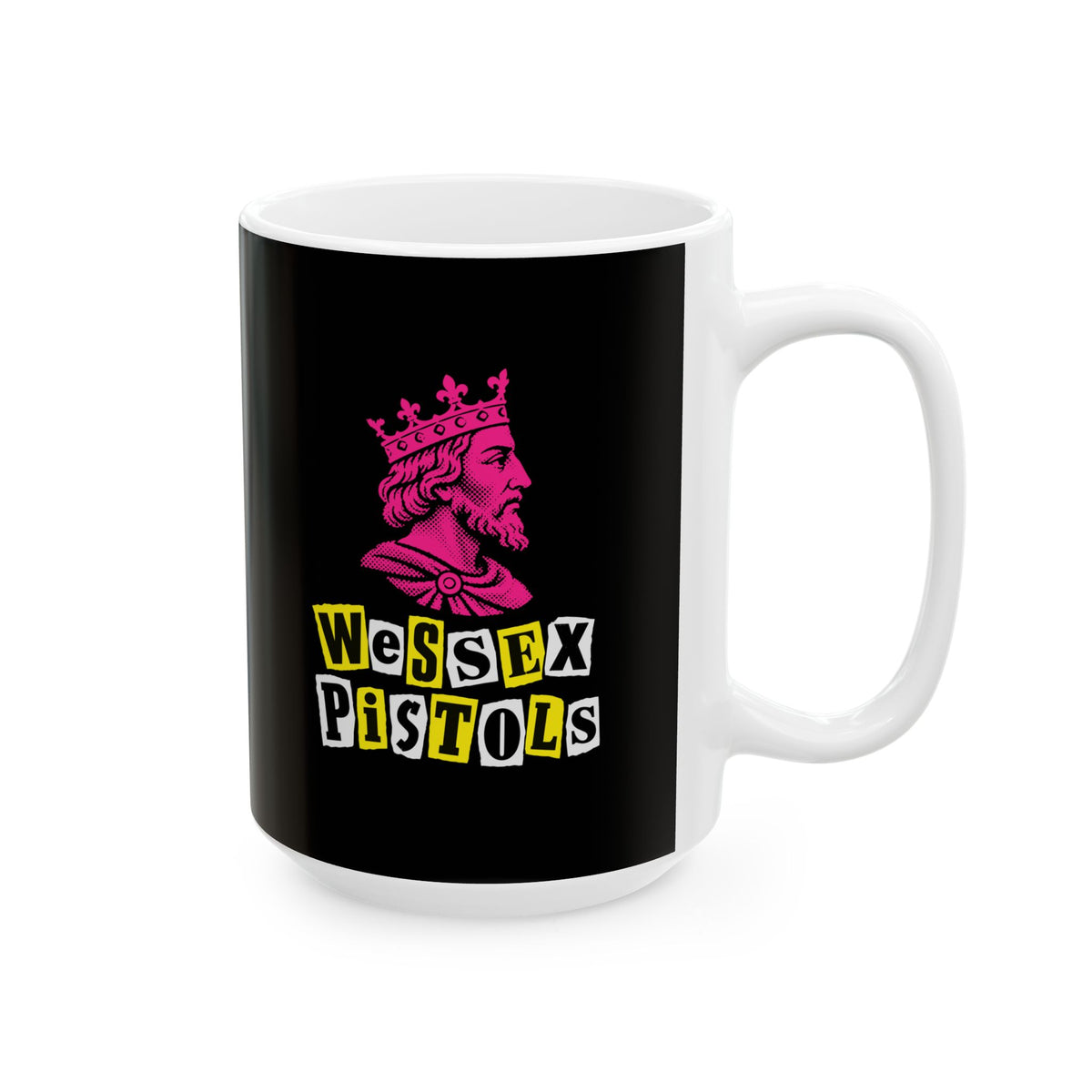 Wessex Pistols Punk Ransom Ceramic Mug, (11oz, 15oz)