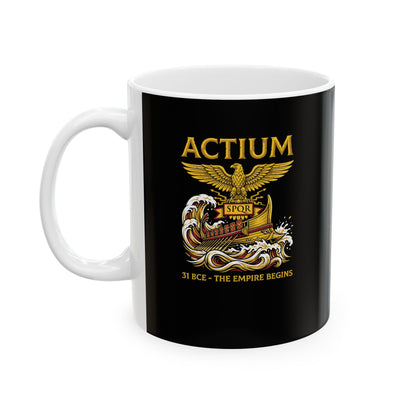 Battle of Actium Empire Begins Ceramic Mug, (11oz, 15oz)