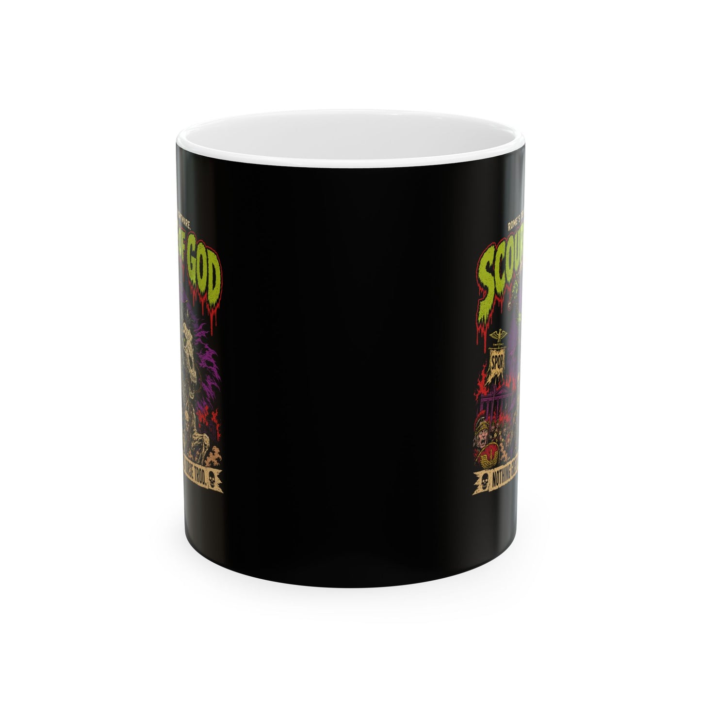 Psychobilly Attila the Hun Ceramic Mug, (11oz, 15oz)
