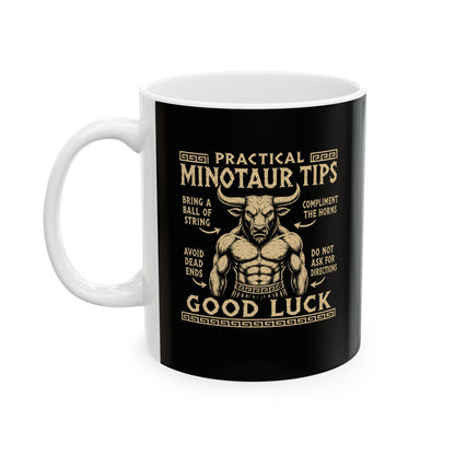 Practical Minotaur Tips Ceramic Mug, (11oz, 15oz)