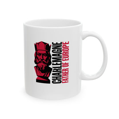 Charlemagne Father of Europe Ceramic Mug, (11oz, 15oz)