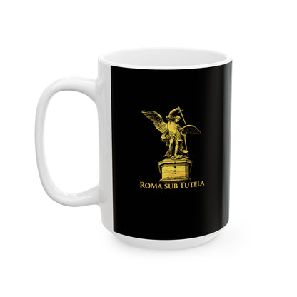 Archangel Michael Roma Sub Tutela Ceramic Mug, (11oz, 15oz)