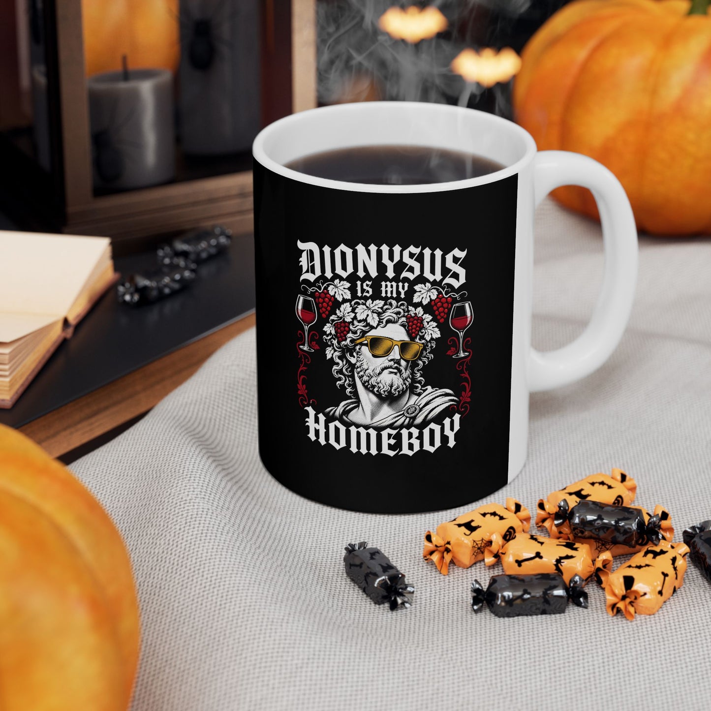 Dionysus is Homeboy Ceramic Mug, (11oz, 15oz)