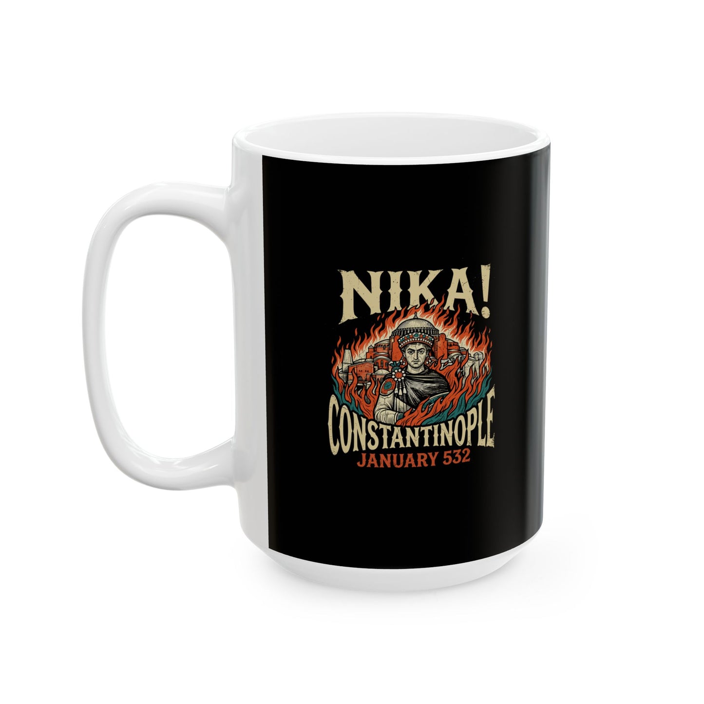 Nika Riots Constantinople Ceramic Mug, (11oz, 15oz)