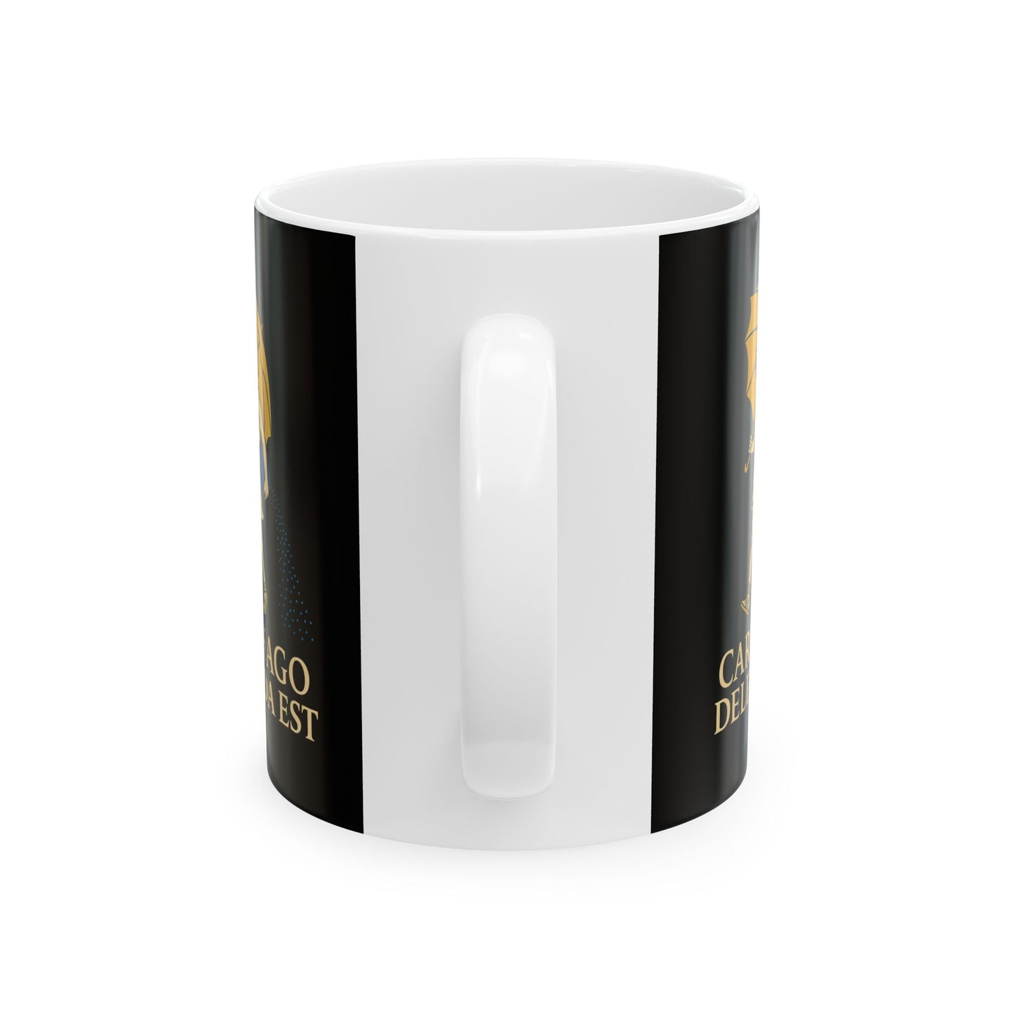 Carthago Delenda Est Morton's Girl Ceramic Mug, (11oz, 15oz)
