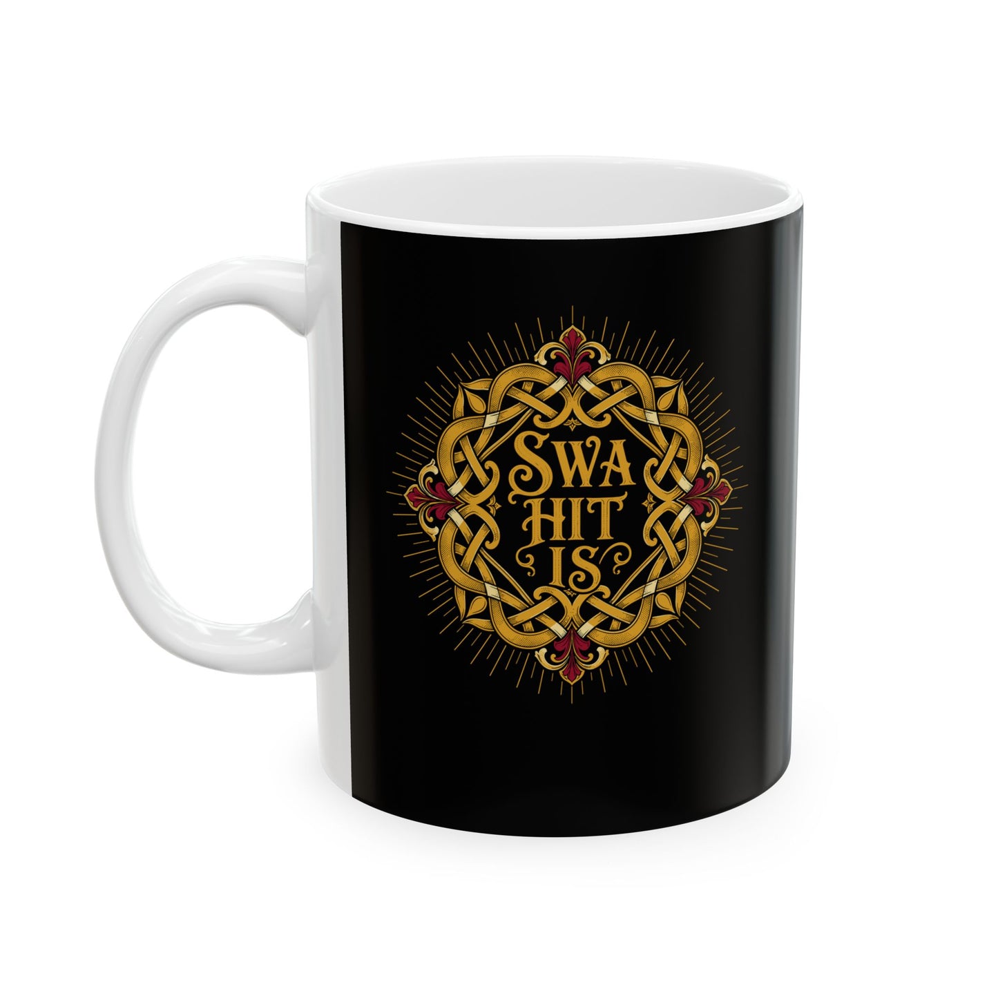 As It Is Old English Ceramic Mug, (11oz, 15oz)