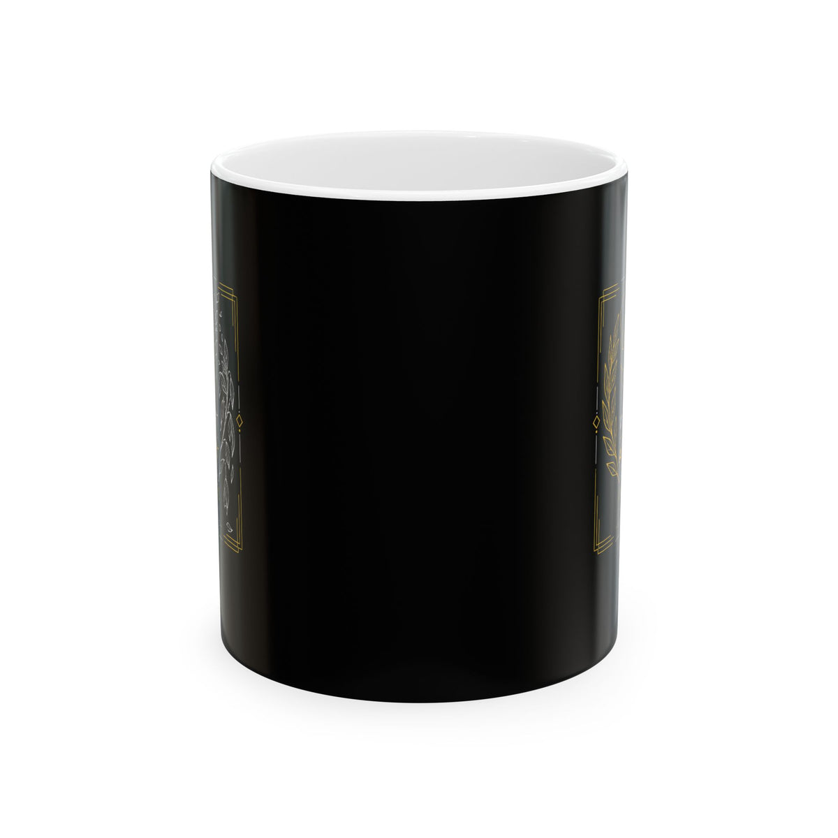 Line Art What an Artist Dies in Me Emperor Nero Ceramic Mug, (11oz, 15oz)