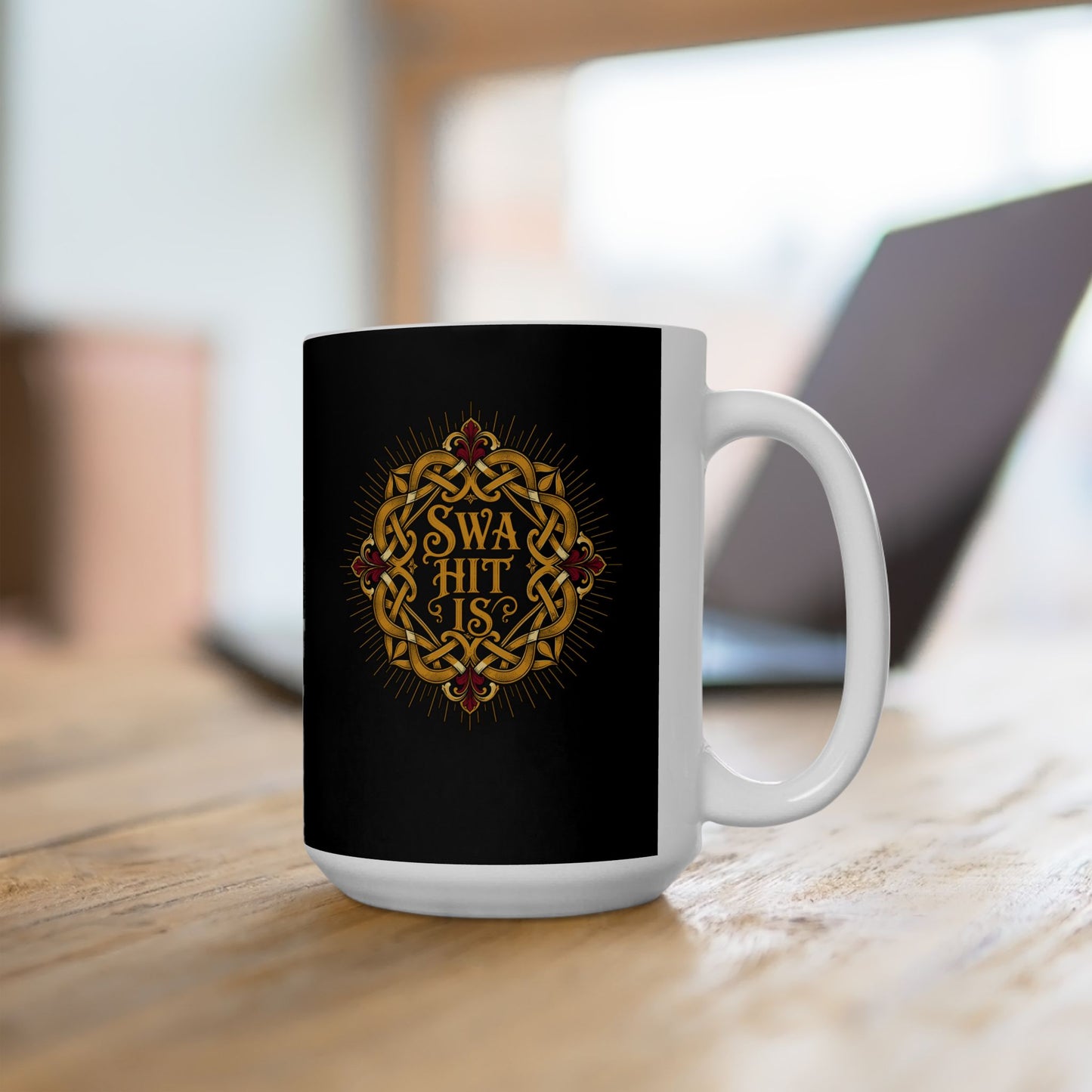 As It Is Old English Ceramic Mug, (11oz, 15oz)