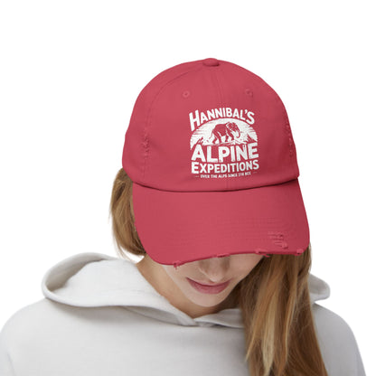 Hannibal's Alpine Expeditions Unisex Distressed Cap