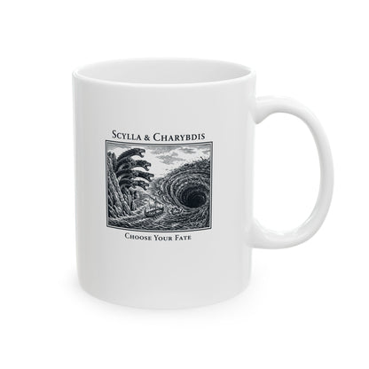 Scylla Charybdis Choose Your Fate Ceramic Mug, (11oz, 15oz)