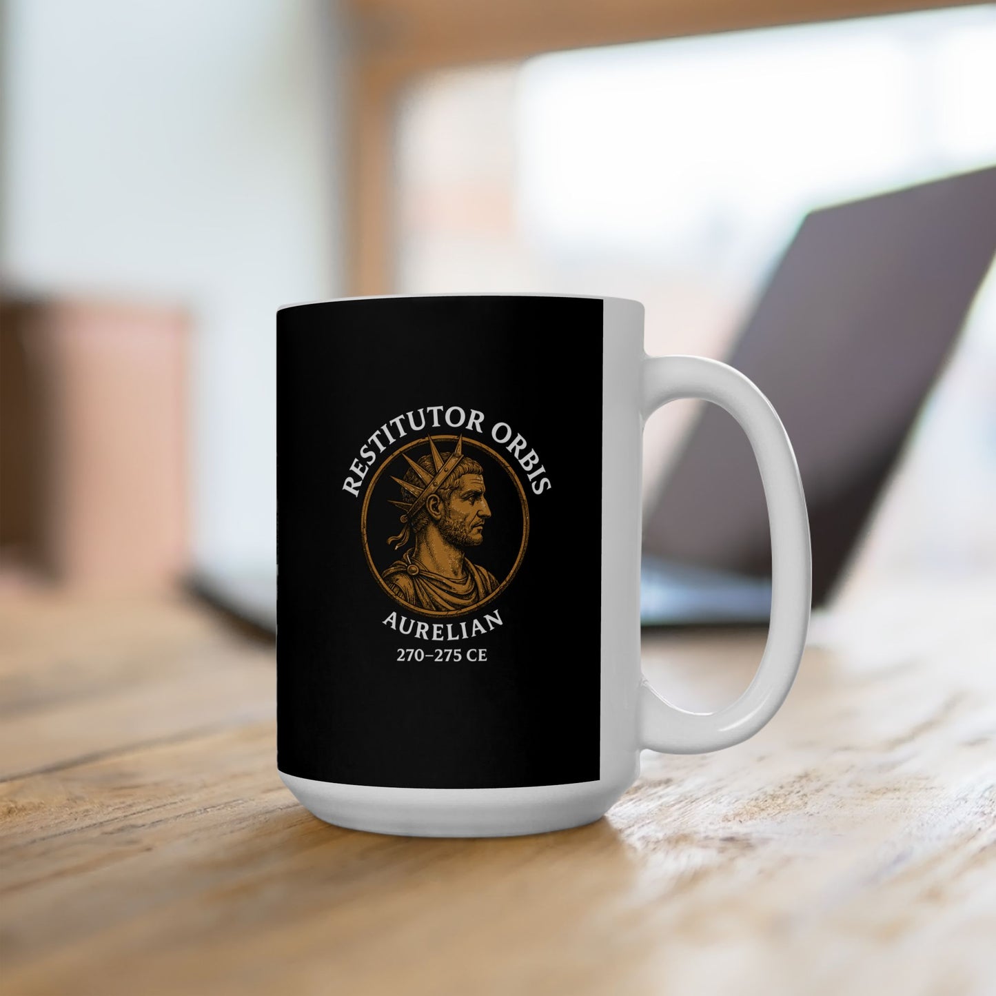 Aurelian Restitutor Orbis Restorer of the World Ceramic Mug, (11oz, 15oz)