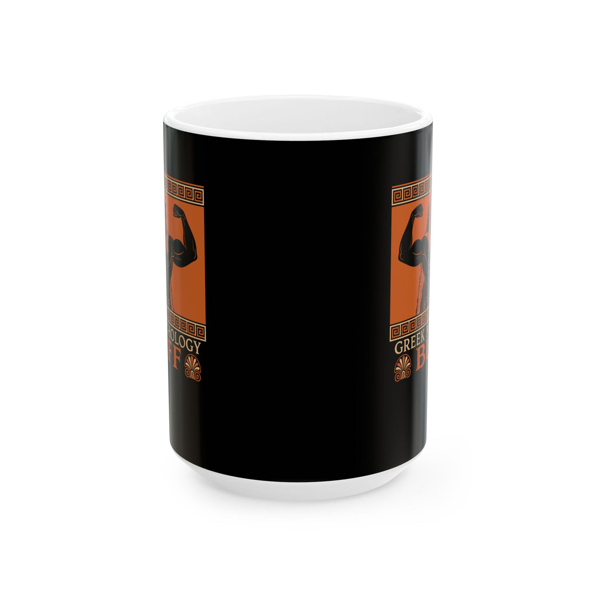 Heracles Greek Mythology Buff Ceramic Mug, (11oz, 15oz)