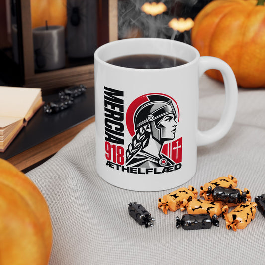Aethelflaed Queen of Mercia Ceramic Mug, (11oz, 15oz)