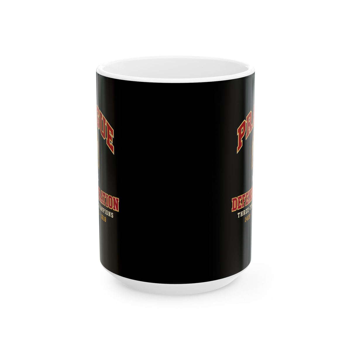 Prague Defenestration Three-Time Champions Ceramic Mug, (11oz, 15oz)