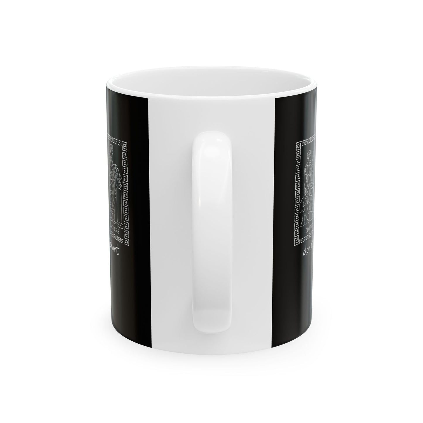 Three Fates Clotho Lachesis Atropos Ceramic Mug, (11oz, 15oz)