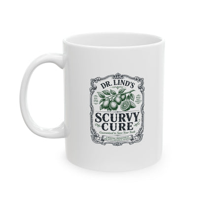 Dr. Lind's Scurvy Cure Ceramic Mug, (11oz, 15oz)