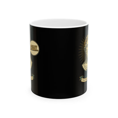 Actually... Pedantic Philosopher Bust Ceramic Mug, (11oz, 15oz)