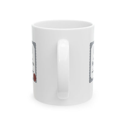 Hannibal Barca Certificate for Route Planning Ceramic Mug, (11oz, 15oz)