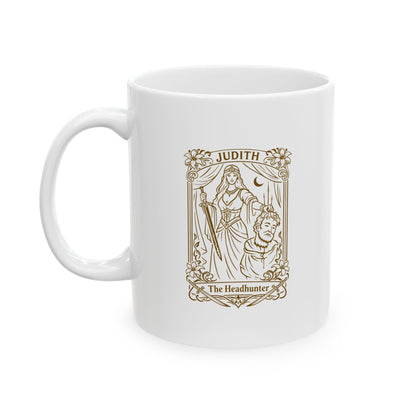 Judith & Holofernes Tarot Style Ceramic Mug, (11oz, 15oz)