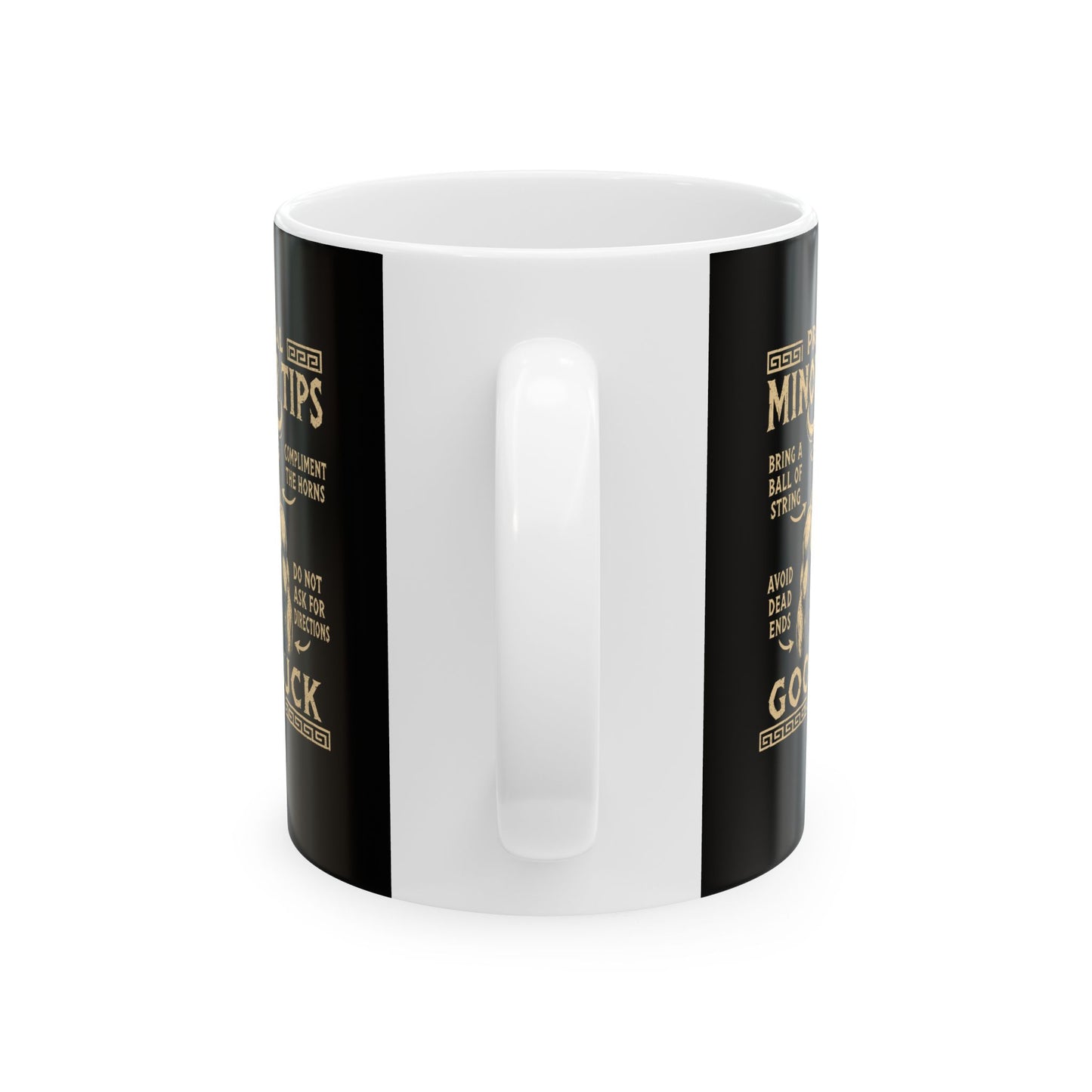 Practical Minotaur Tips Ceramic Mug, (11oz, 15oz)