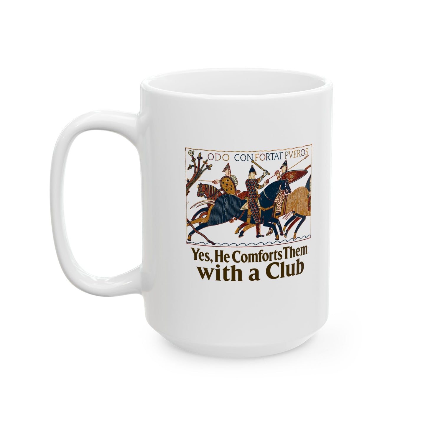 Odo Comforts Them With Club Tapestry Ceramic Mug, (11oz, 15oz)